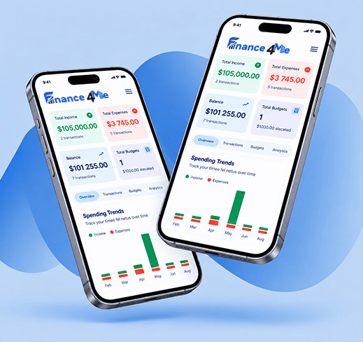 Finance4Me Budget Tracker App